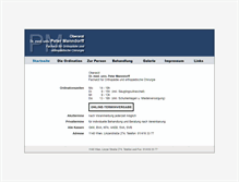 Tablet Screenshot of orthopeter.at